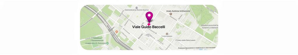 Map showing the location of Viale Guido Baccelli in Rome, Lazio
